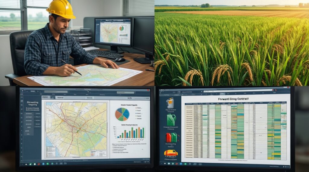 Агросезон в области: посевная/уборочная, прогноз урожая, поддержка фермеров - иллюстрация